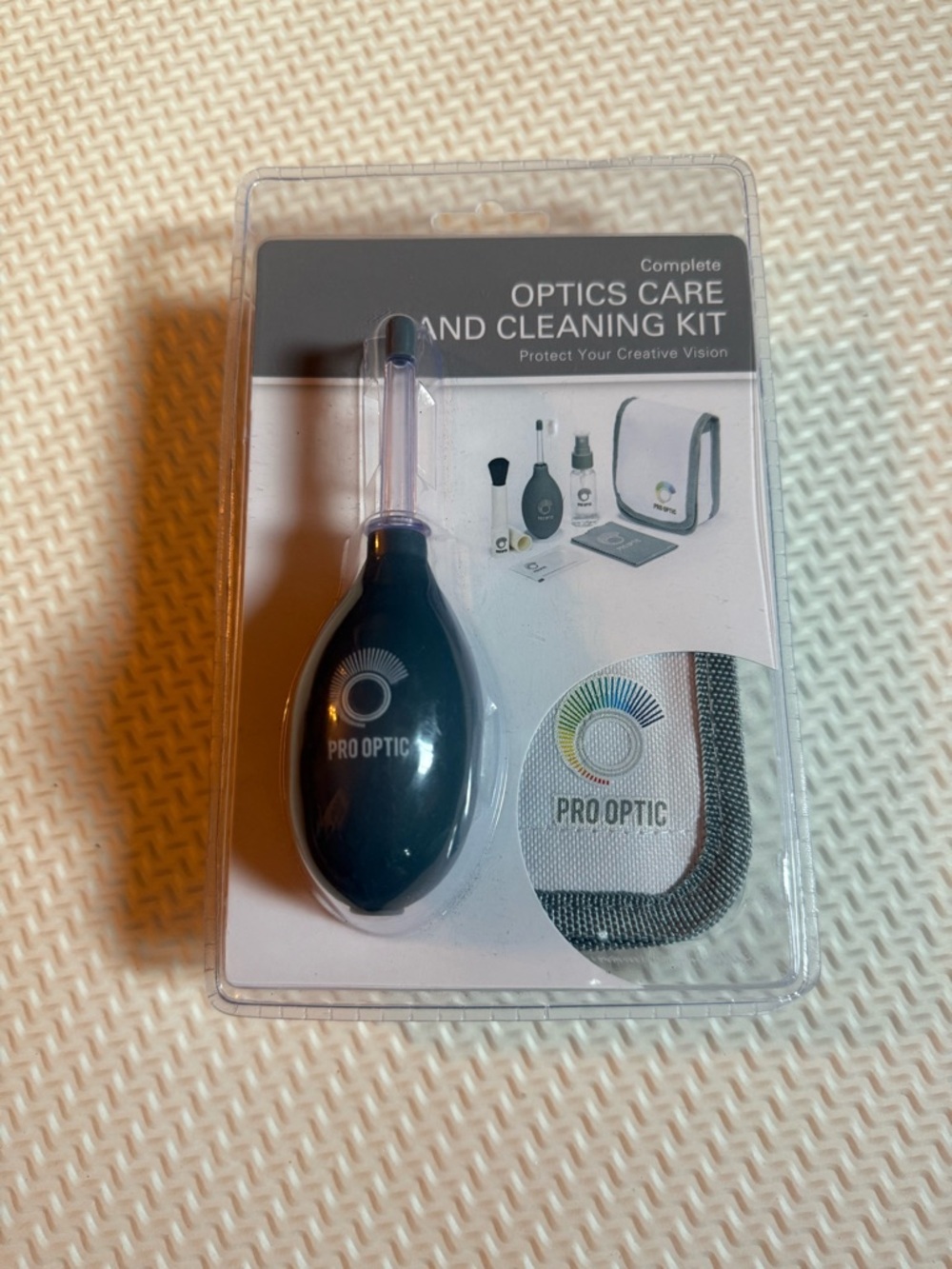 Optics Care and Cleaning Camera Kit - Black